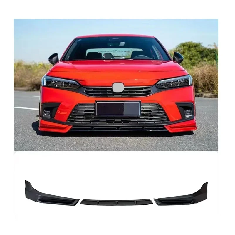 

Honda Civic 2022 Body Parts Front Lip Splitter For 11Th Gen Honda Civic 2021 2022 Upgrade YOFER Style Honda Civic Front lip