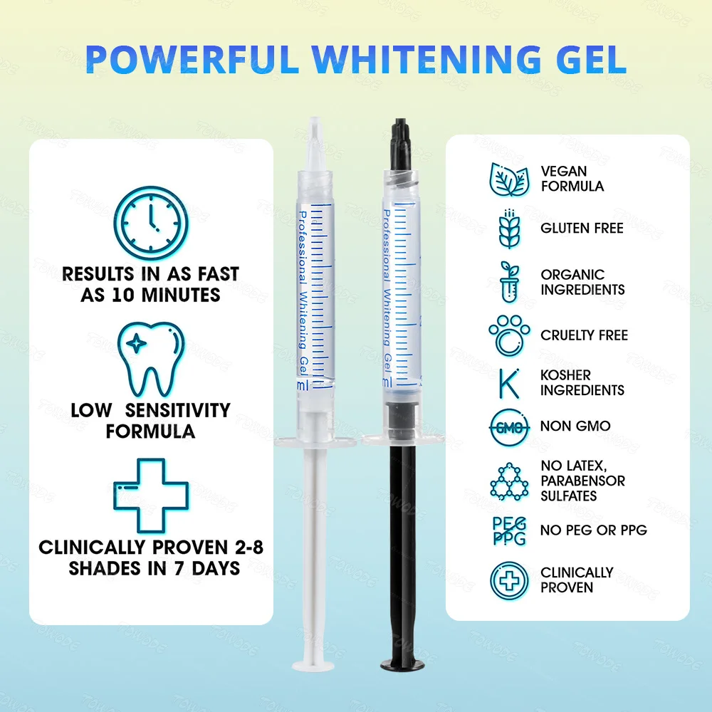 VIP Link Aisyah rashid Teeth Whitening Gel Pens 35% Peroxide Dental Bleaching Kit Home Use Oral Care Tool