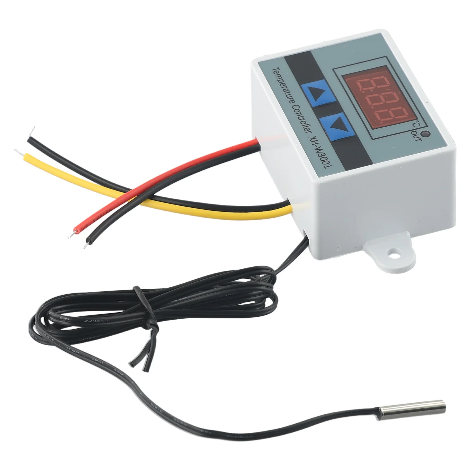 Controlador Digital de temperatura, termostato con pantalla LED, 2V, 24V, AC110-220V, interruptor de Control con sonda