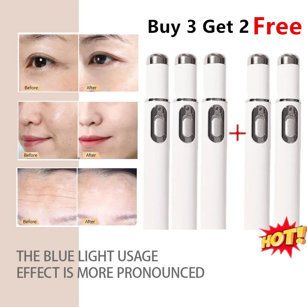 5Pcs LED Gesichts Schönheit Gerät Auge Massager Halten Auge Taschen Blau Licht Entfernen Schwarz Augenringe Gesichts Pflege Werkzeug für Erwachsene