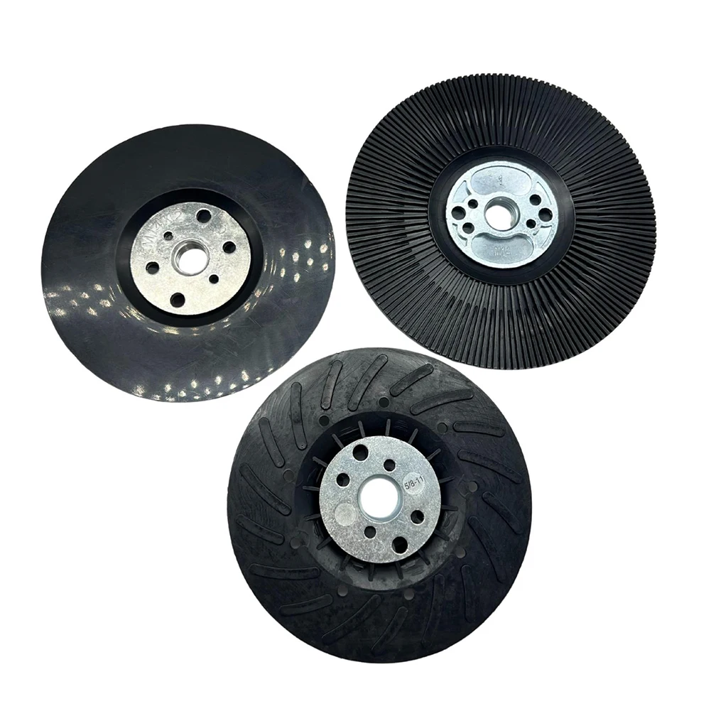457inch Sanding Disc Backing Pad for Angle Grinders with Secure Attachment and Air Holes to Prevent Overheating During Use