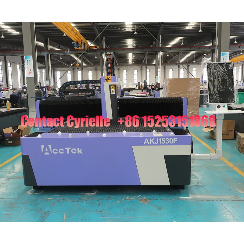 Professional Metal Cutting Machine 1500W 2000W 3000W 6000W 12000w Option Fiber Laser Cutting Machine for Sheet Metal