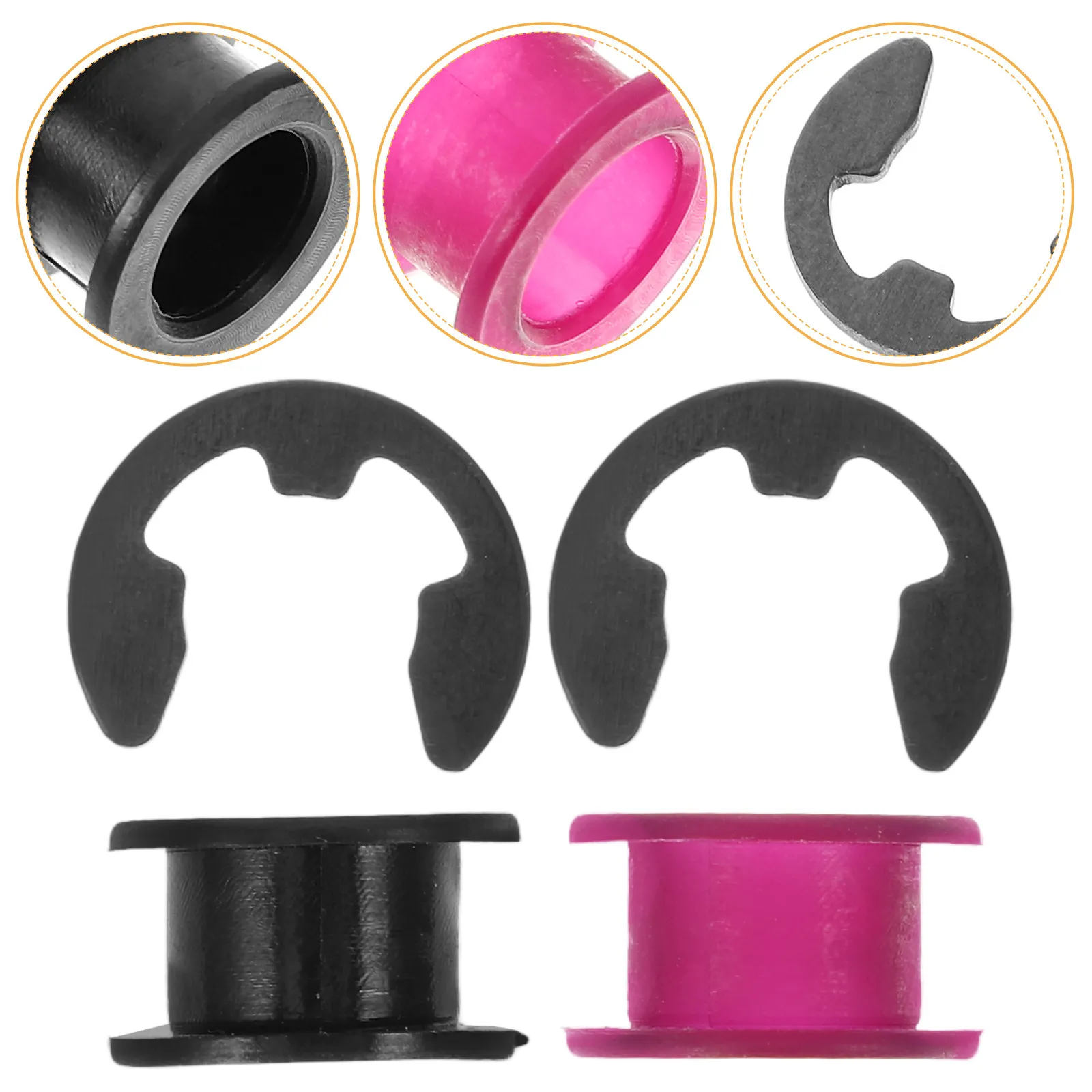 2Pcs Transfer Case Shifter Linkage Bushings High Durability Reliable Cable Bushing Replacement Easy Installation