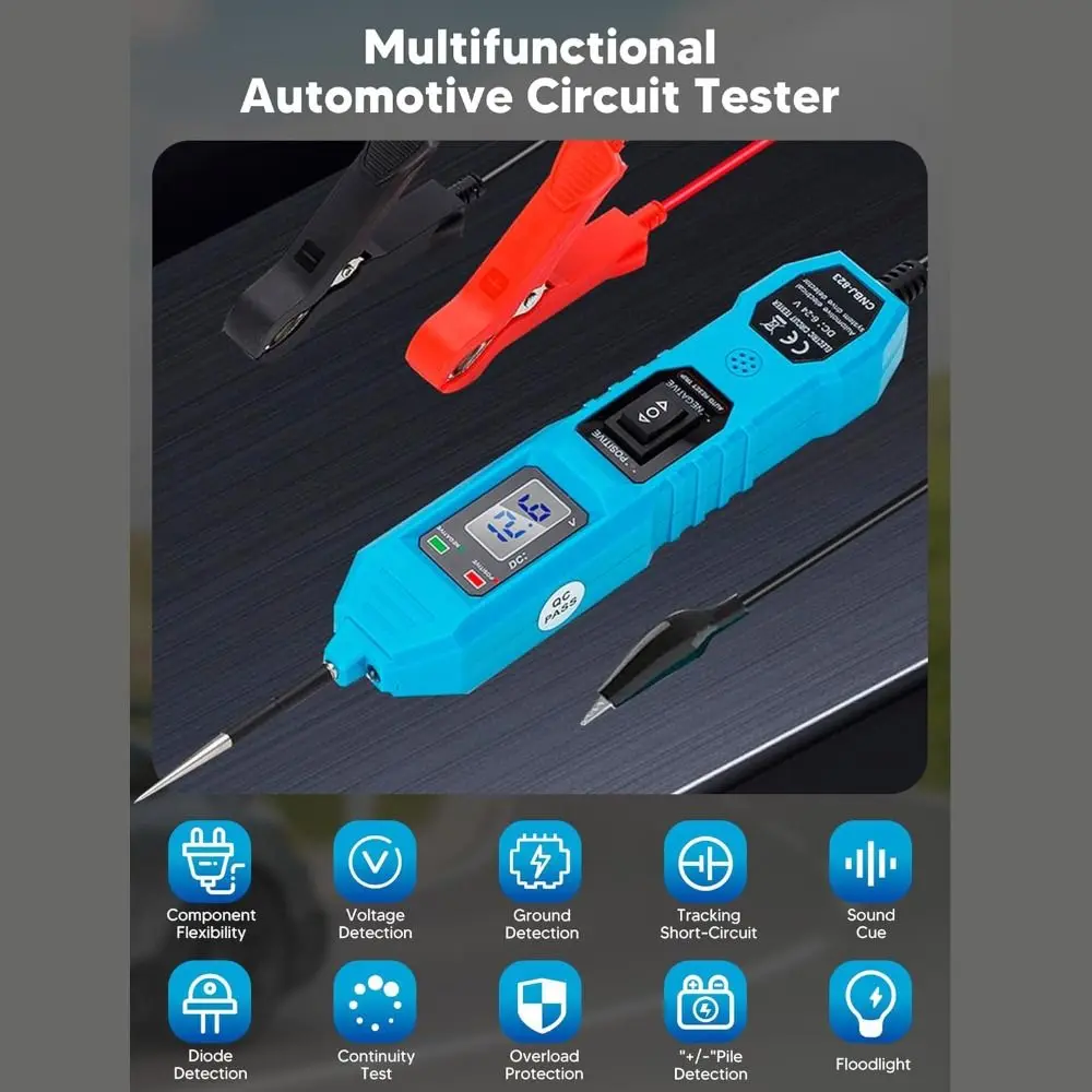 3.5V-36V Electric Circuit Tester Multi-functional Voltage Detection Power Circuit Probe Tester Continuity Testing