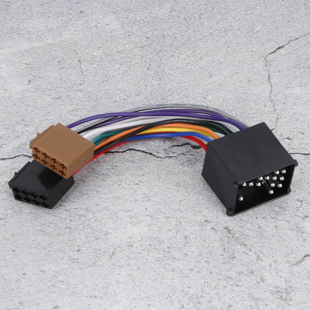 Auxiliary In Cable Car Radio Adapter Stereo Harness Cable ISO Plug Fits for E36 E46 E39 Radio Wire Harness Radio Adapter Harness