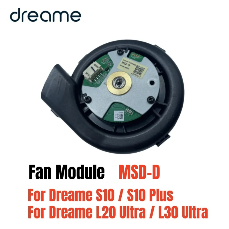 Original Fan Module MSD-D for Dreame L20 Ultra/ L30 Ultra/ S10/ S10 Plus Robot Vacuum Cleaner Spare Parts Fan Motor Accessories