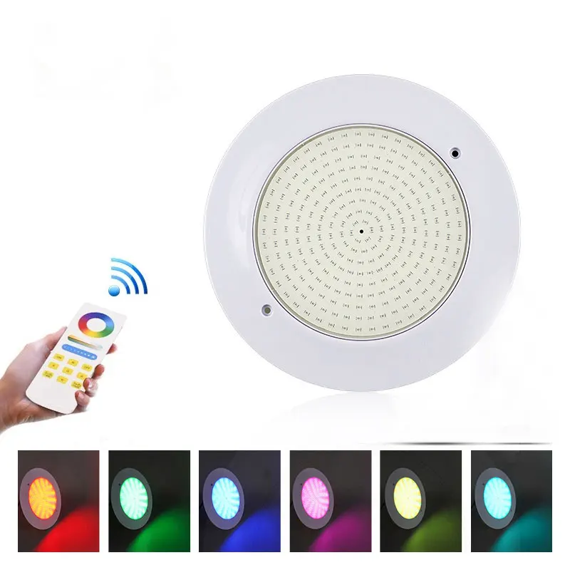 Ultra-Thin IP68 Swimming Lamp LED Underwater Pool Lights RGB DC12V/24V Controller Music LED Waterproof Lamps for outdoor Pool