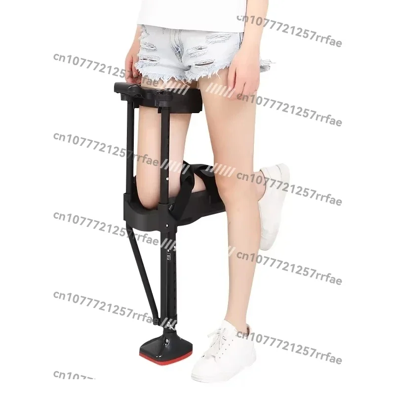 Adjustable Height Hands-free Anti-skid Cane Leg Support Walker Walker Stick Ankle Injury