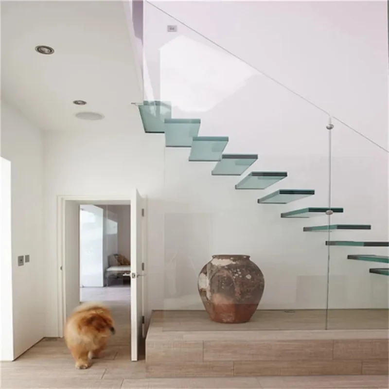 custom.Prima Loft Stairs/glass House Floating Staircase/escalier Price