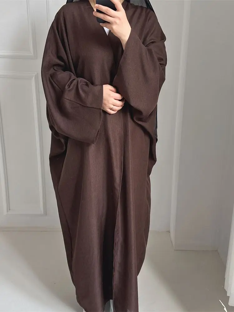 Ramadan Eid Mubarak Prayer Islam Clothing For Women Robe Kimono Femme Musulmane Open Abaya Turkey Arabic Muslim Modest Dress