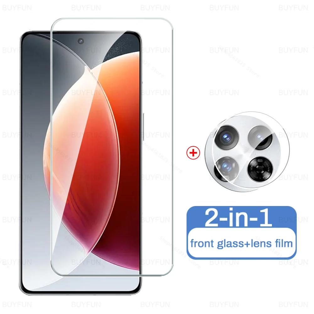 2in1 Glass For Tecno Camon 30 Premier Tempered Glass Cover Lens Film On Camon30 Pro 30Pro 30Premier 5G 4G Case Screen Protector