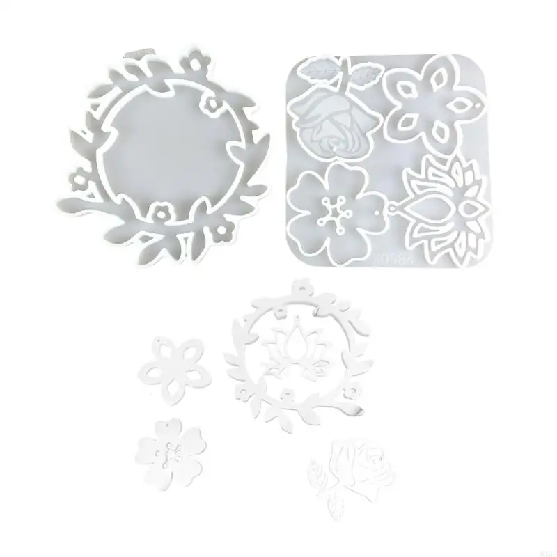 HX6F High Quality Silicone Hanging Ornament Mold For Unique Wreath Pendant Creation