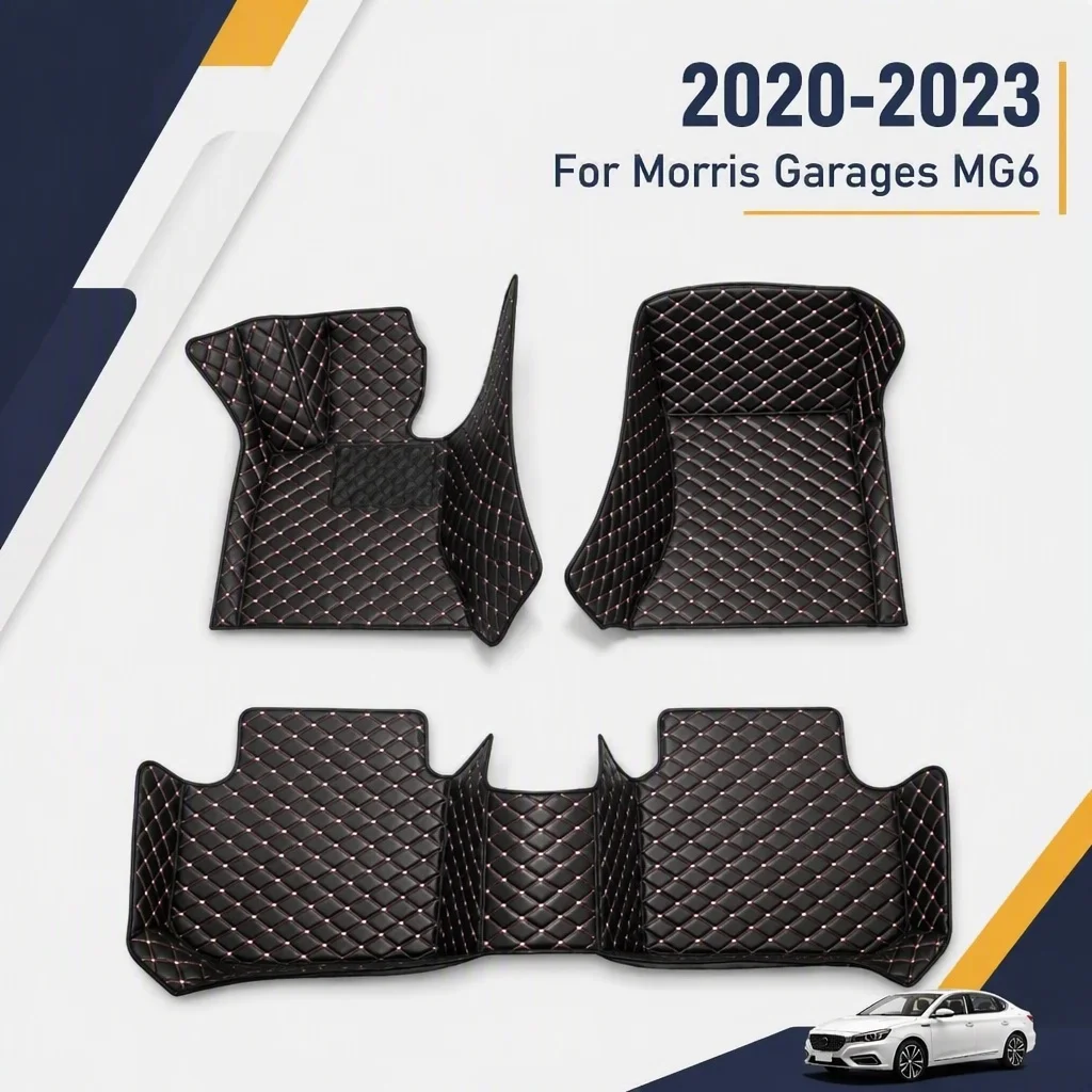 Car Floor Mat For Morris Garages MG6 MG 6 2020 2021 2022 2023 Leather Car Foot Carpet Auto Interior Accessories