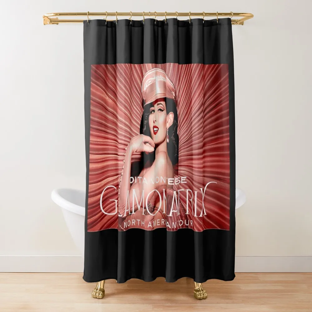 

dita glamonatrix von teese Shower Curtain Cute Shower For The Bathroom Shower For Bathrooms Curtain