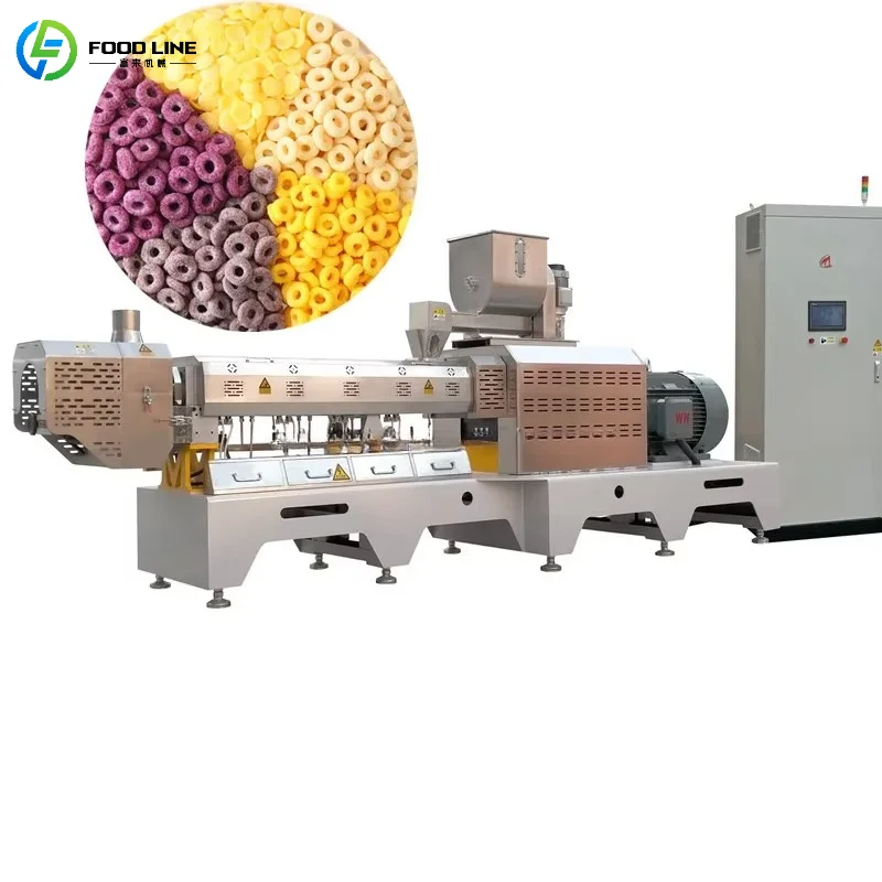 Customized Commercial Energy Saving Puffed Food Production Line Puffed Snack Production Line Low Power Consumption Design