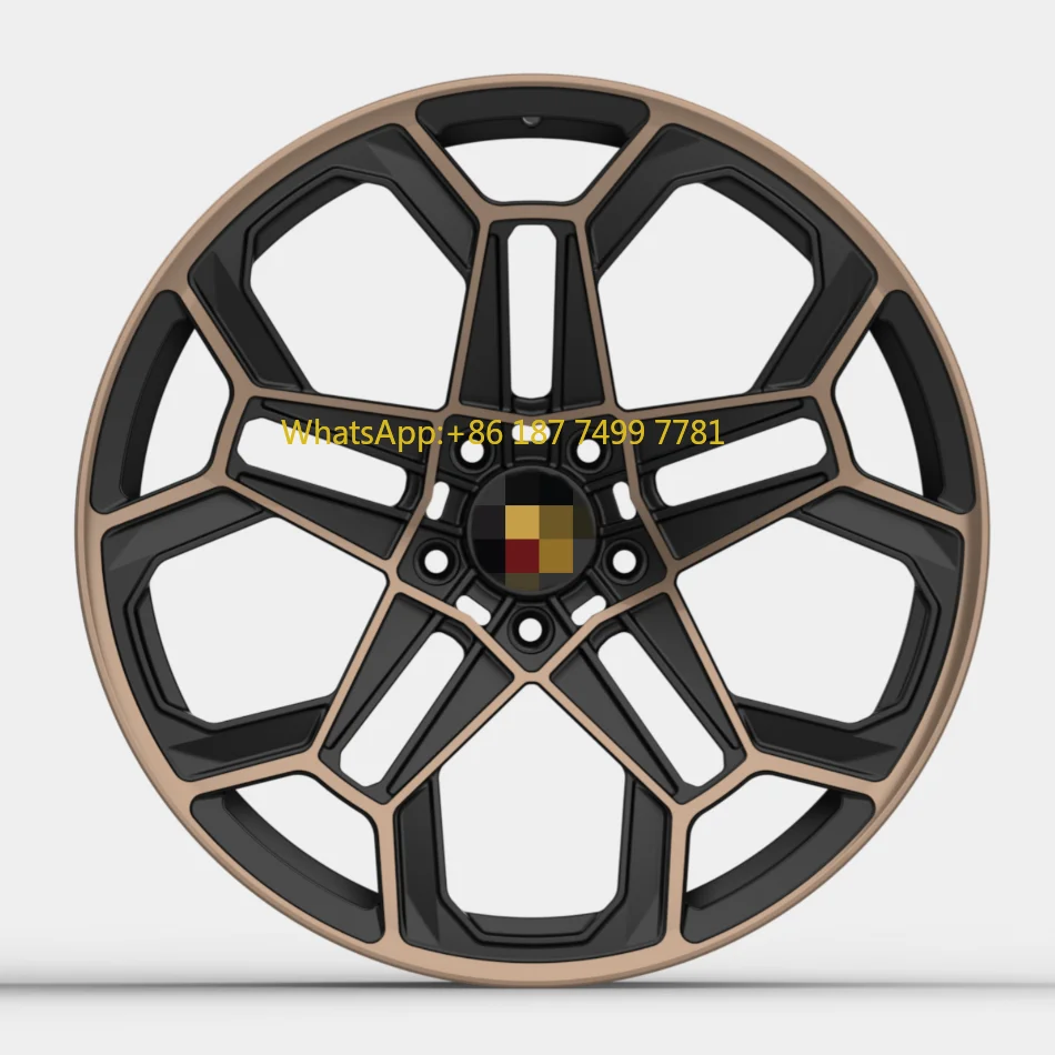 

15-24 Inch Custom Alloy Rims Matte Black Transparent Bronze Universal Fitment All Cars
