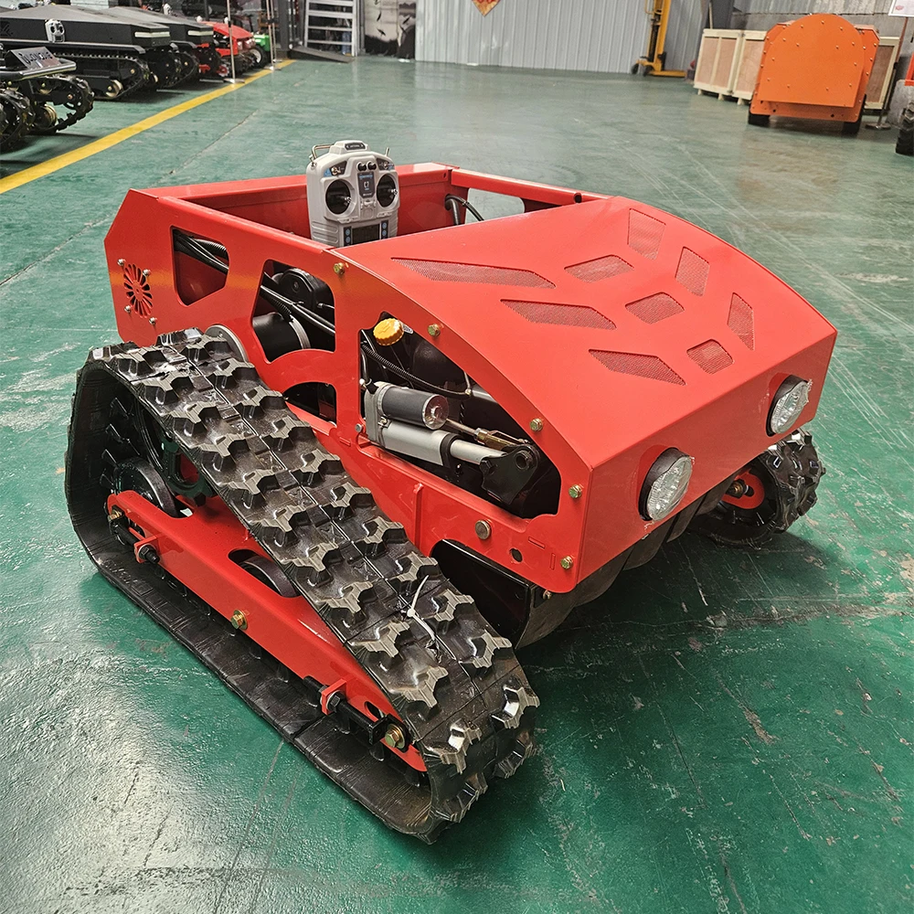 

2025 New Design Lawn Mower Robot Crawler Remote Control Lawn Mower