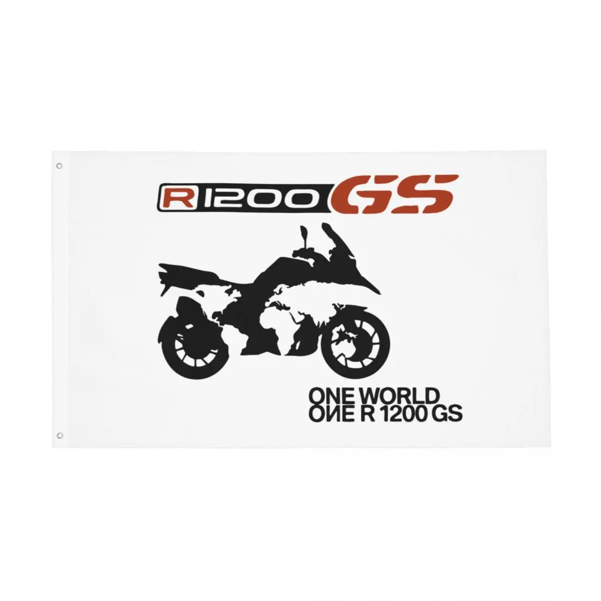 GS Flag Double Sided Indoor Outdoor Banner R1200 Motocross Race 2 Grommets Hanging Decoration