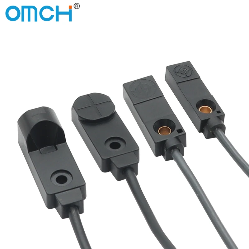 OMCH TL-W3 سلسلة 3 مللي متر 4 مللي متر غير دافق NPN/PNP كشف المعادن مفتاح مربع صغير تيار مستمر 3-سلك مستشعر القرب الاستقرائي
