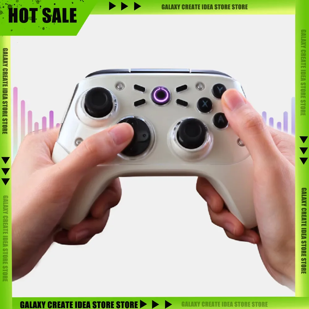 

Игровой контроллер Gripure HaptiX-1 Bluetooth 8K с емкостным джойстиком, асимметричным мотором и микропереключателями Kailh для Switch/NS/Xbox