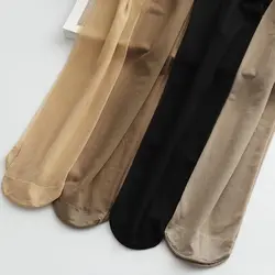 New Skin Color Tights Summer Tear Resistant Anti-cored Hook Wire Pantyhose Black Stockings Breathable Slim Ultra Thin Leggings