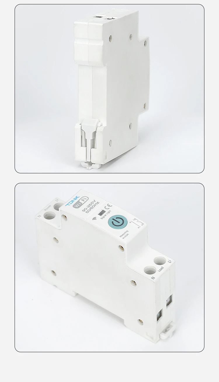 TUYA WiFi MCB 1A-63A Smart Circuit Breaker Überstrom Unter Spannung Schutz Power Metering Drahtlose Fernbedienung Schalter – Detail 20