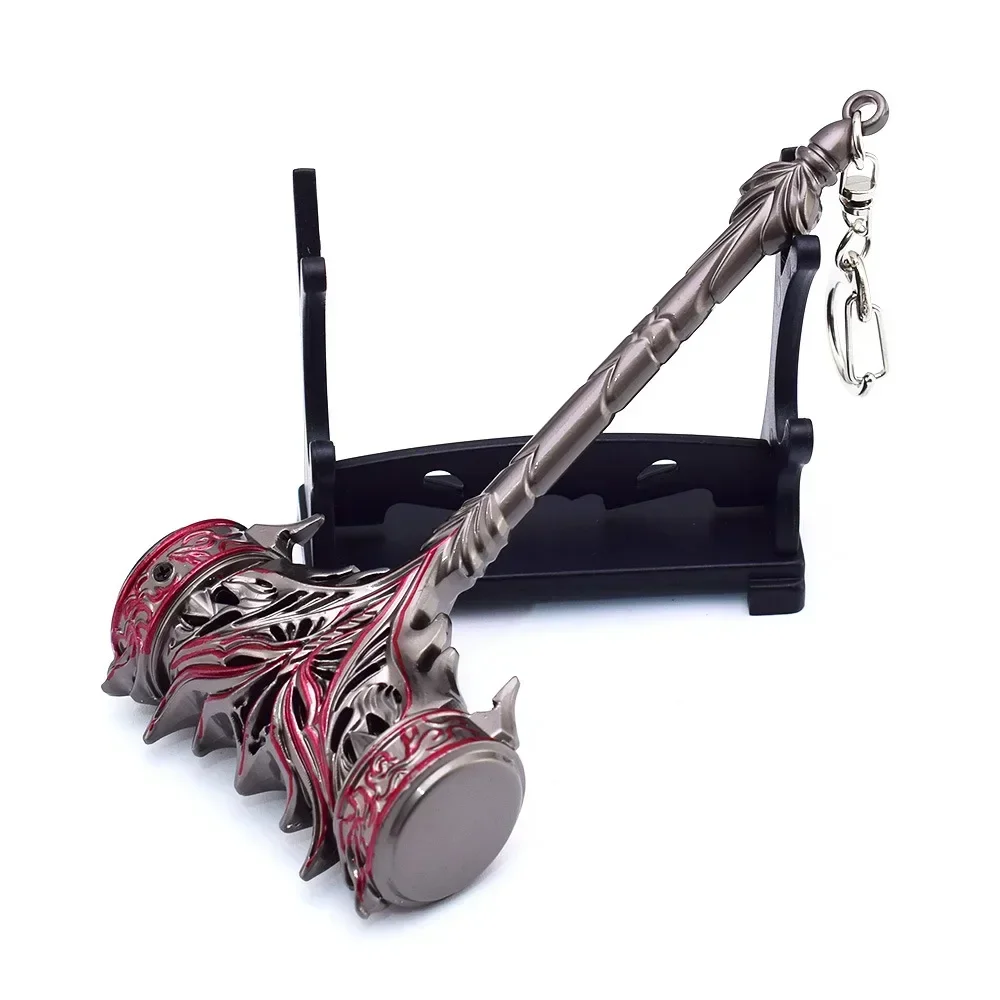 Douluo Continent Anime Peripherals Haotian Hammer Weapon Prop Model 13CM Craft Decoration Cosplay Martial Arts Weapons Toys
