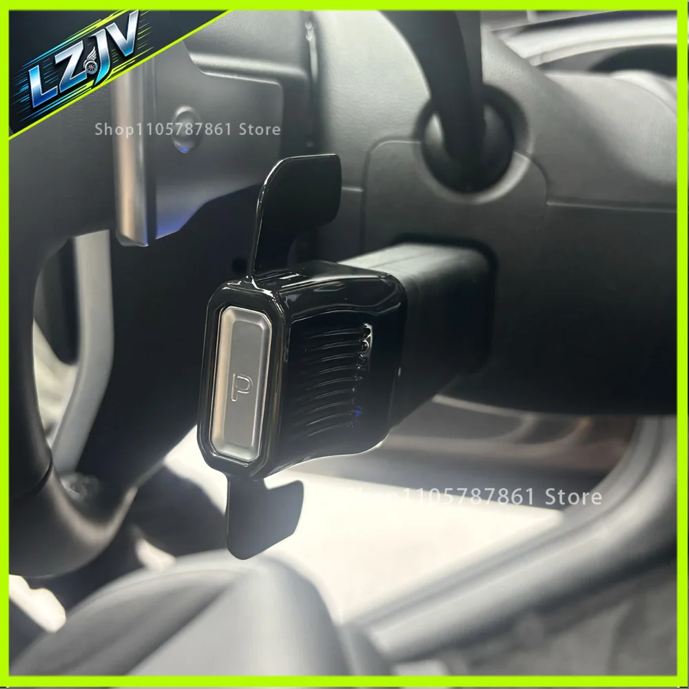 LZJV Car ABS Steering Wheel Shift Knob Assistor For Hyundai Santa Fe MX5 PE Tucson NX4 2025 Interior Steering Accessories