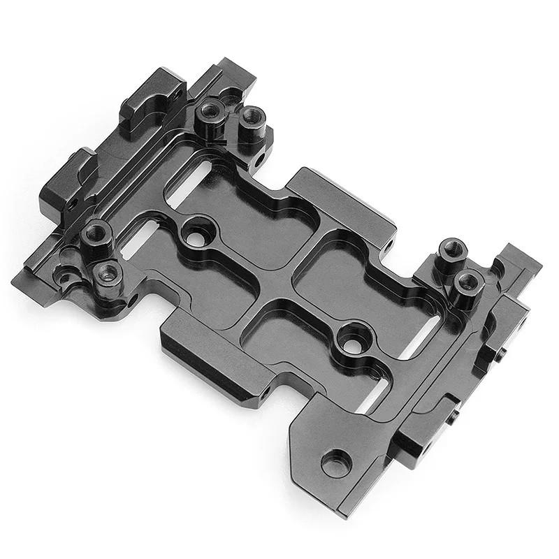 KYX Racing CNC Aluminum Chassis Skid Plate Upgrades Parts Accessories for 1/10 RC Crawler Car Axial SCX10 III