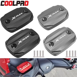 For YAMAHA XMAX 125 250 300 400 XMAX300 XMAX250 Motorcycle CNC Front Brake Fluid Reservoir Oil Cup Cap Master Cylinder Cover