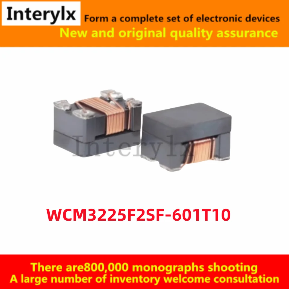 10-50Pcs/Lot Original WCM3225F2SF-601T10 WCM3225F2SF-601 3.2x2.5mm common mode filter 600R wire wound inductor