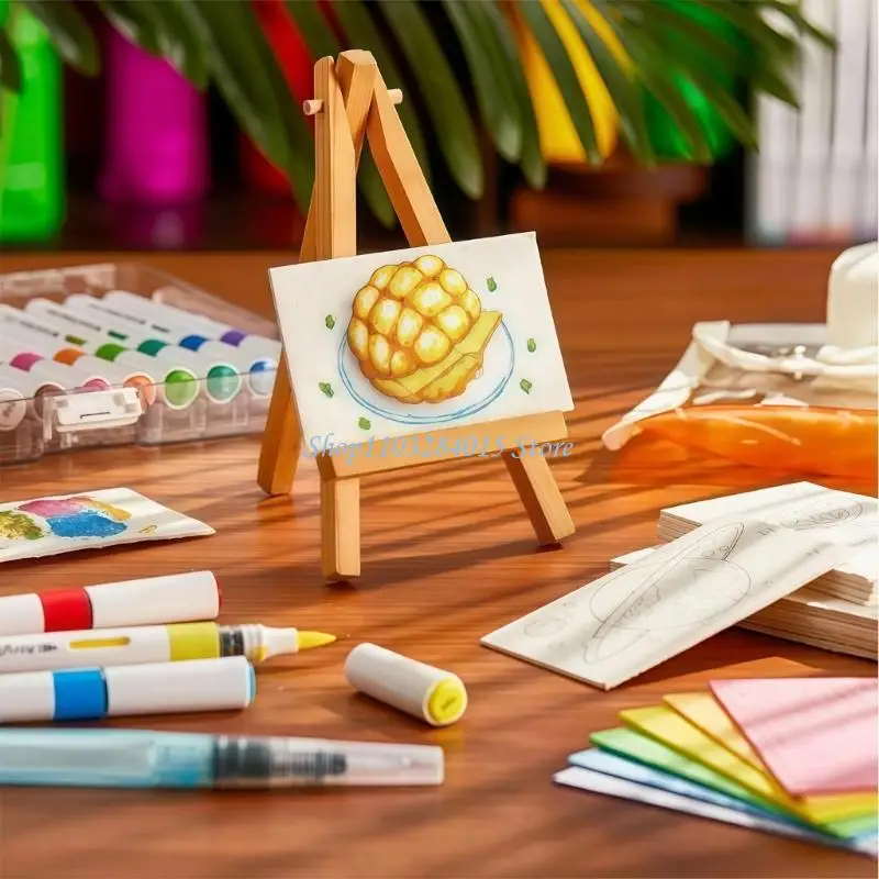 

R6FF Bubble Drawing Set Painting Set Canvas Sponge Raised Texture Paper 12/24 Markers