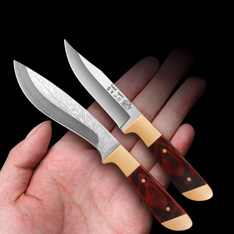

Портативный мини нож для фруктов PLYS machete, ручной нож для мяса, острый нож высокой твердости для еды мяса, маленький Обеденный нож
