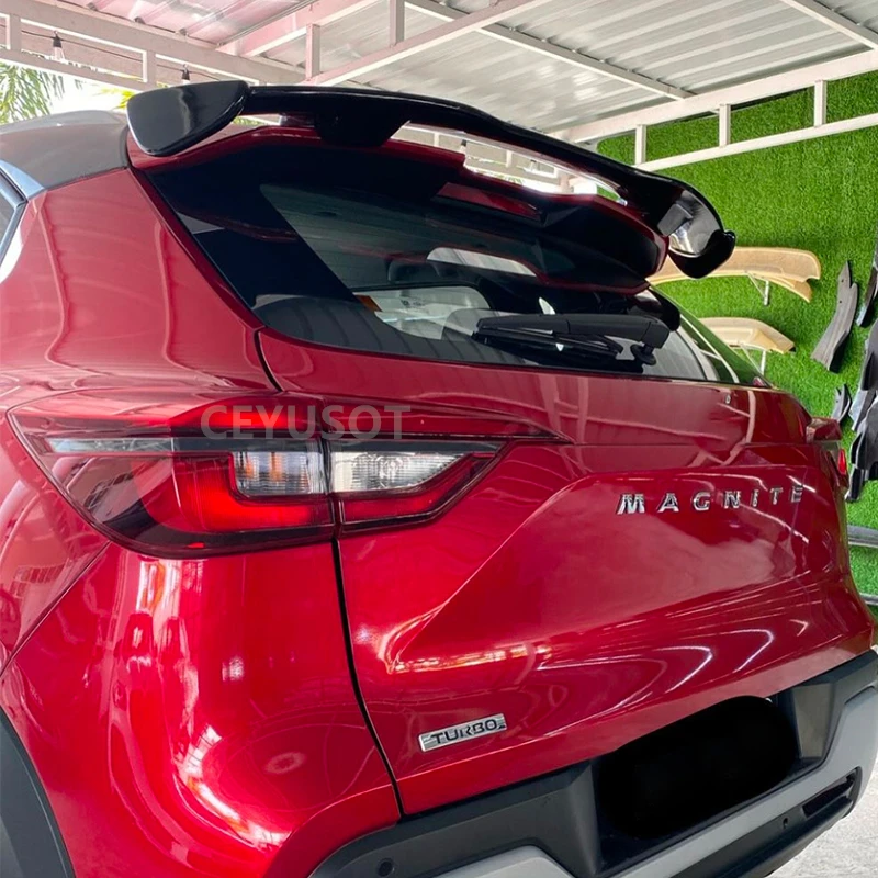 

For Nissan Magnite Hatchback 2020-2025 Year Roof Spoiler Wing Accessories Car Trunk Rear Tail Lip Body Kit