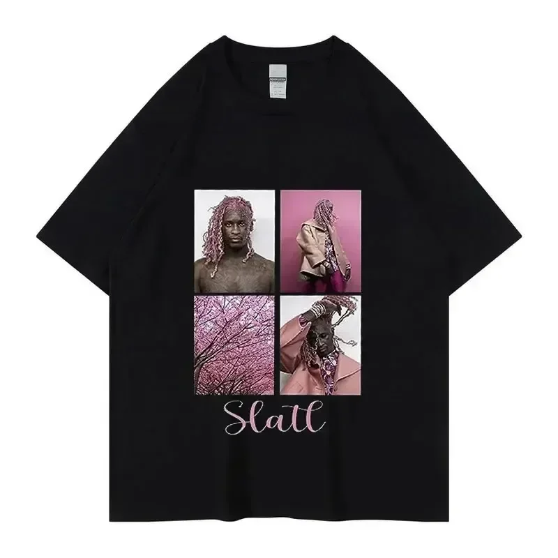 مغني الراب الشباب البلطجة الوحل الجرافيك تي شيرت الرجال النساء الهيب هوب موضة تي شيرتات قصيرة الاكمام الصيف عادية القطن المتضخم تي شيرت #1