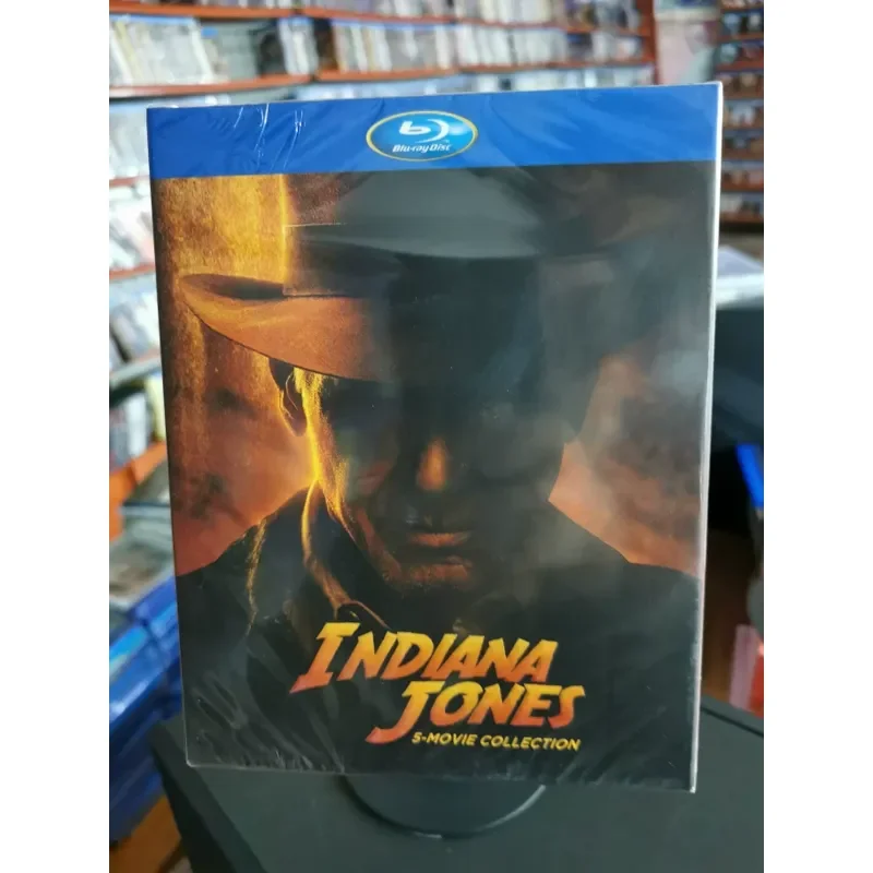 Blu ray Super High Definition Movie Indiana Jones 1 5 Complete Works Fate Turntable BD Disc CD Mandarin English