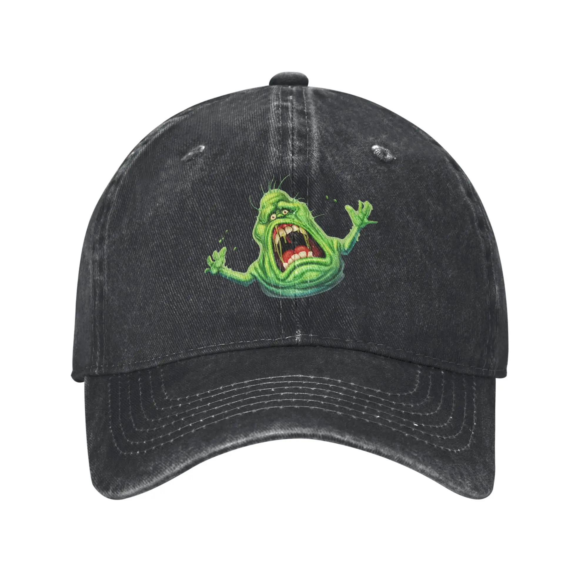 Ghost Movie  Slimer Screaming Portrait Casual Baseball Cap For Couple Women Summer  Hunting Camping Hip Hop Hats Hot Sale Caps