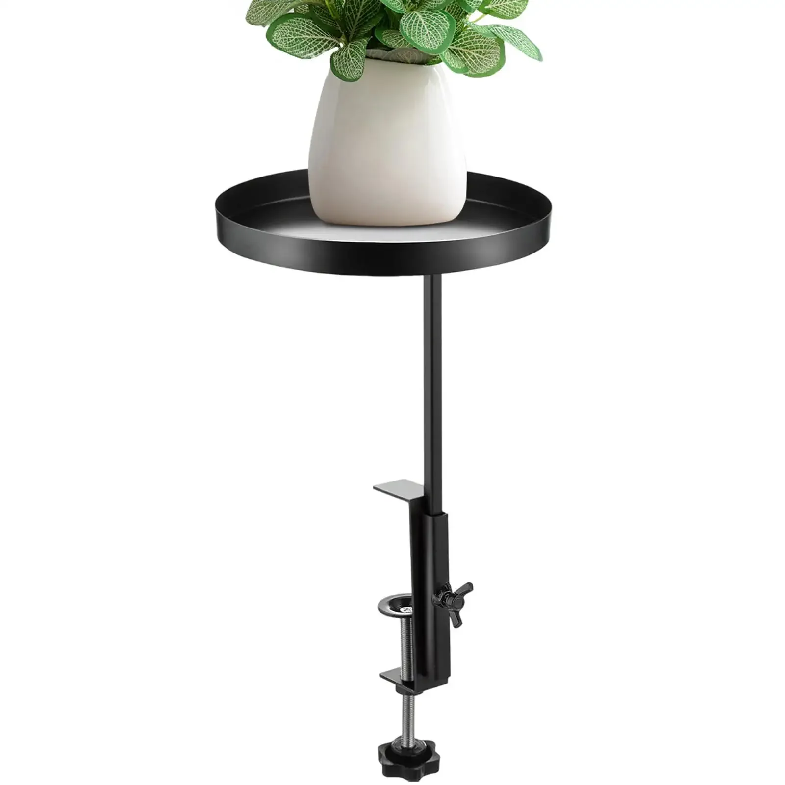 Window Plant Stand Adjustable Metal Floating Indoor Window Rack Planter Wall Shelves For Propagation Hydroponics Flower Pot