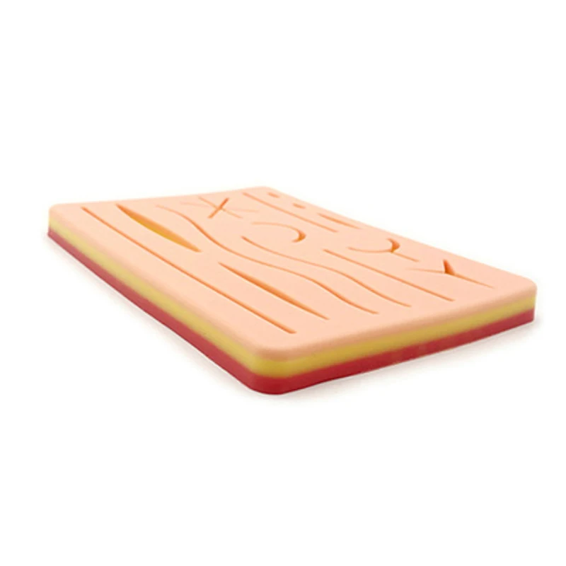 Suture Practice Pad 3 Layer With 14 Wound Durable Silicon Skin Suture Practice Kit For Medical Veterinarian Students Nurses