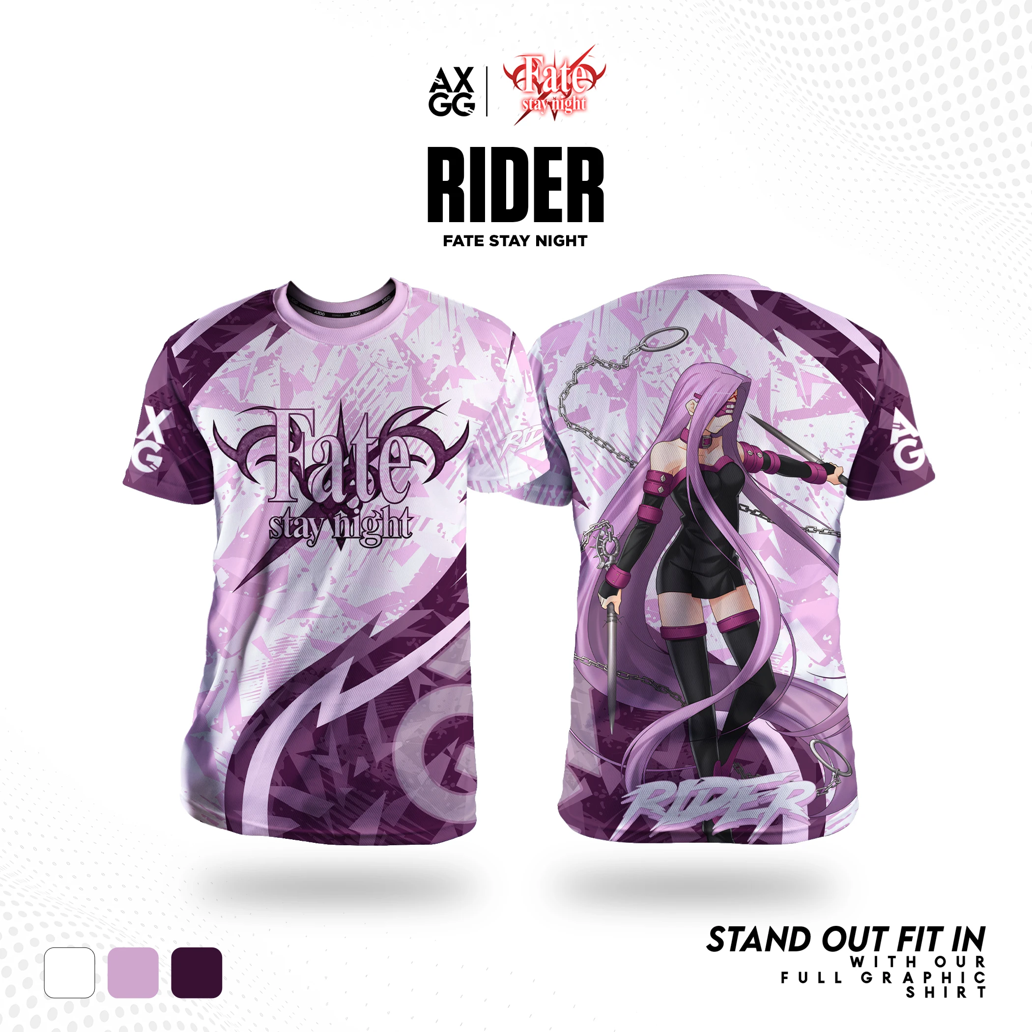 T-shirt imprimé en 3D FATE STA - Fate Anime Merchandise avis et prix