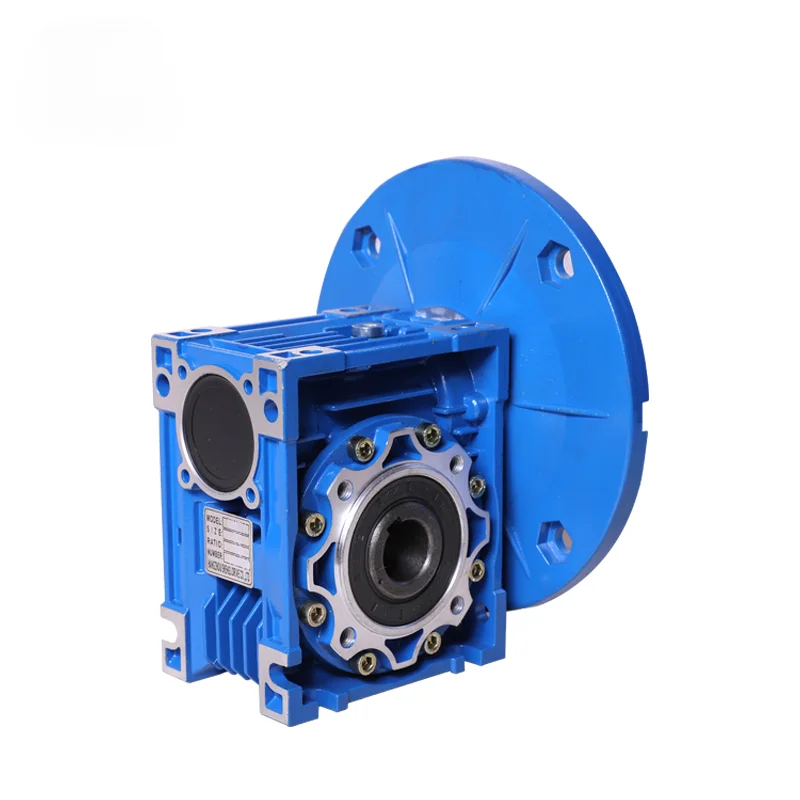 2.2-7.5kw durable NMRV130 single step gearbox 7.5-100 ratio worm gear speed reducer