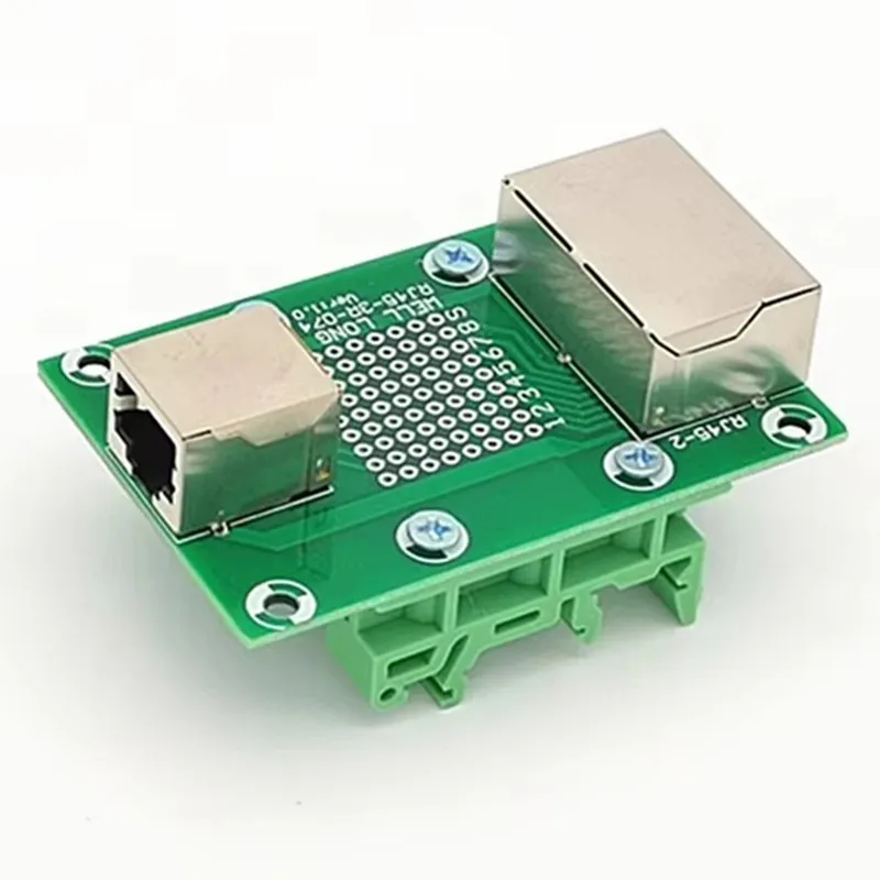 RJ45 8P8C Jack 1way transfer 2 way Breakout Board, Terminal Block, Connector.