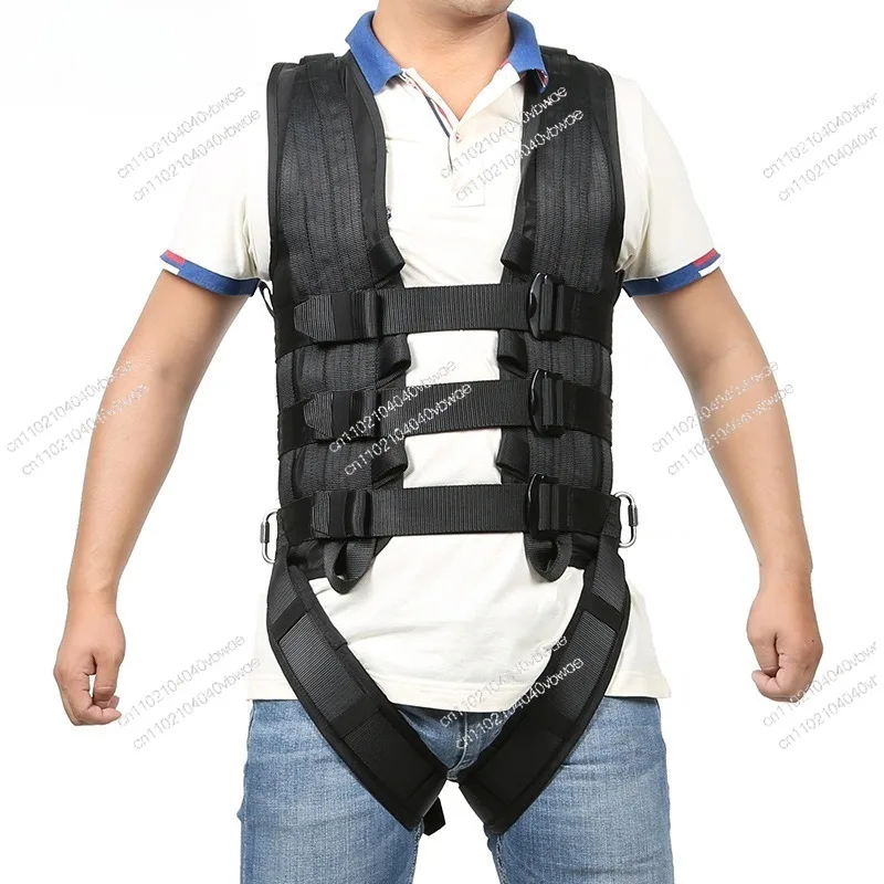 ​Professional Full Body Stunt Harness - Wire Work Safety Rig for Aerial Performance & Film Production