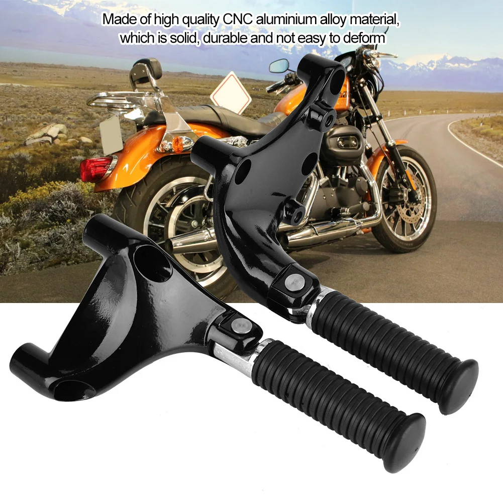 Motorcycle Rear Passenger Foot Pedal Mount Bracket  Foot Pegs For 883 Sportster Seventy 14-18