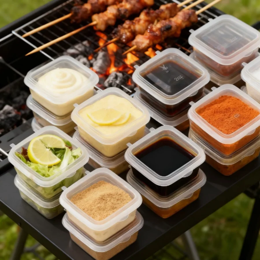 Multifunctional snack box - reusable for takeout - suitable for bakeries and picnics