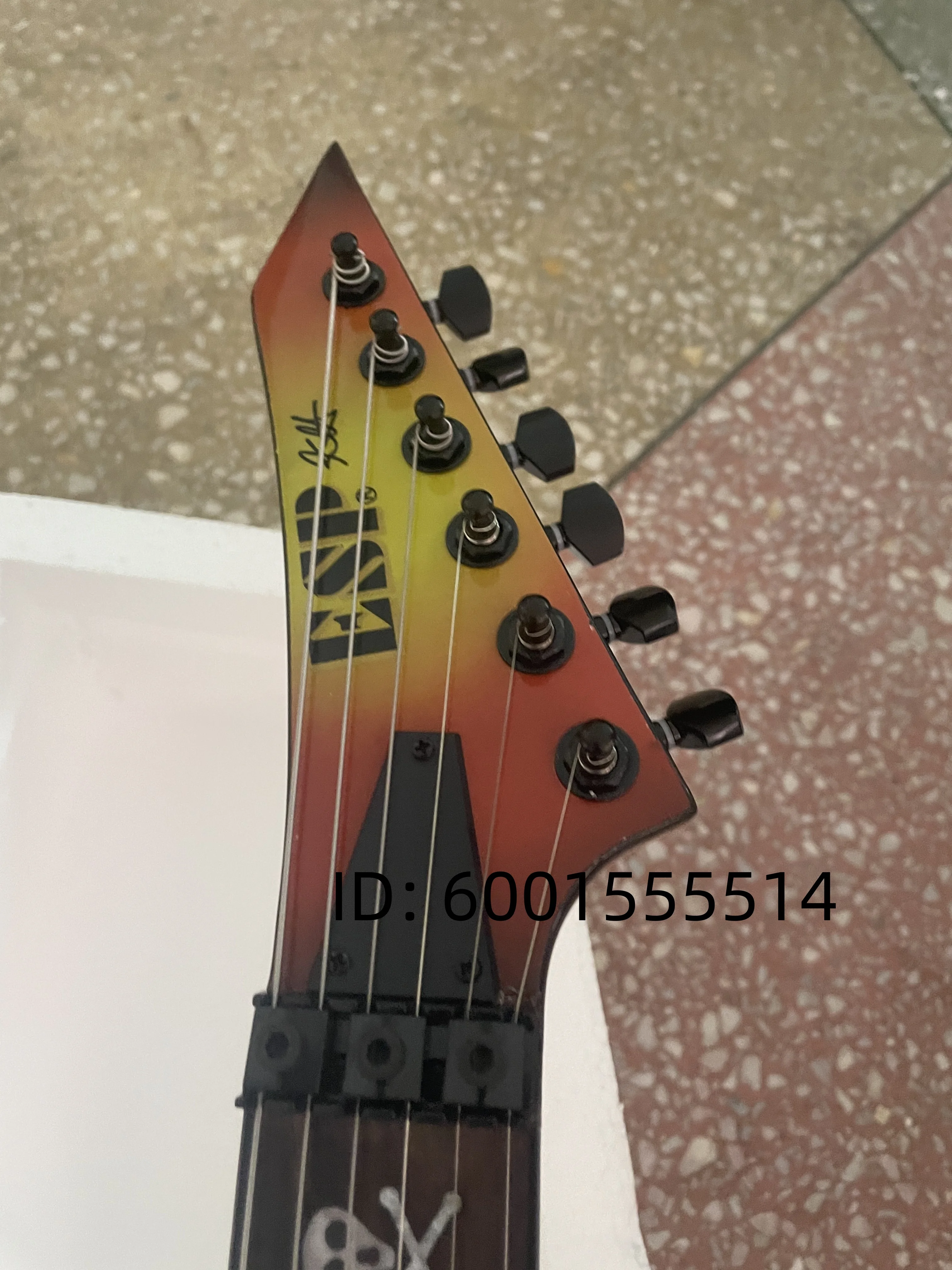 توصيل 25-35 يومًا) أرسل غدًا متجر ESP المخصص KH-2 Ouija Kirk Hammett Synthia Electric Guitar #3