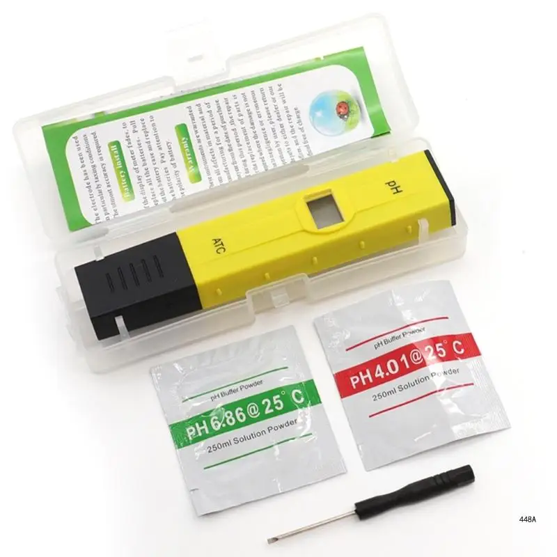 PH Meter for Water PH Tester Digital PH Pen 0.01 High Accuracy PH Reader PH Level Tester for Water Hydroponics Household