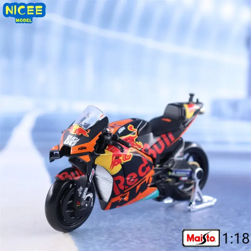 Maisto 1:18 2021 KTM FACTORY RACING RC16 motorcycle Simulation Alloy Model Adult Collection Decoration Gifts Toys B740