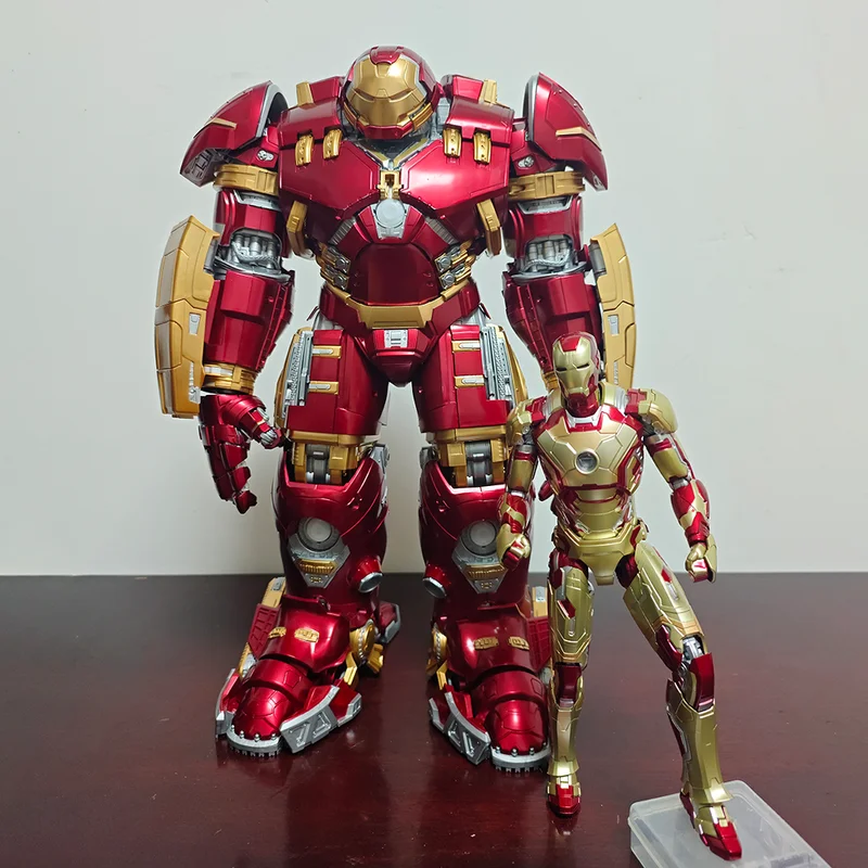 Modelo de armadura Anti Hulk, articulación móvil con montaje ligero, juguete Iron Man, adorno de escritorio, regalo de cumpleaños, regalo de buena calidad, genial