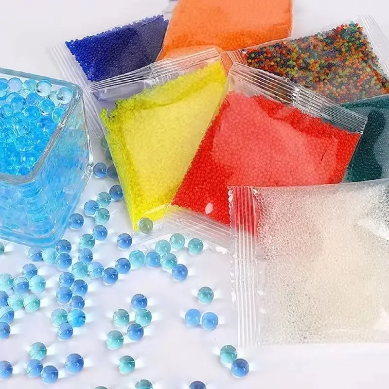 50000pcs Soil Crystal Mud Kids Toys Water Beads Hydrogel Orbiz Balls Grow in Water Gel Plant Home Decor Growth Water Ball 50%